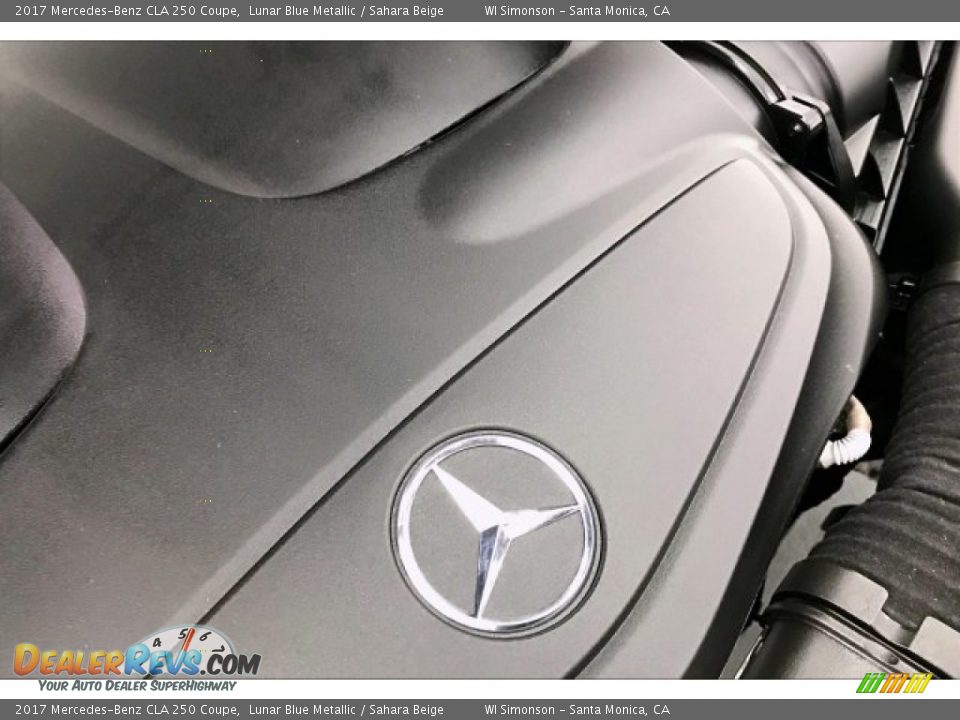 2017 Mercedes-Benz CLA 250 Coupe Lunar Blue Metallic / Sahara Beige Photo #30