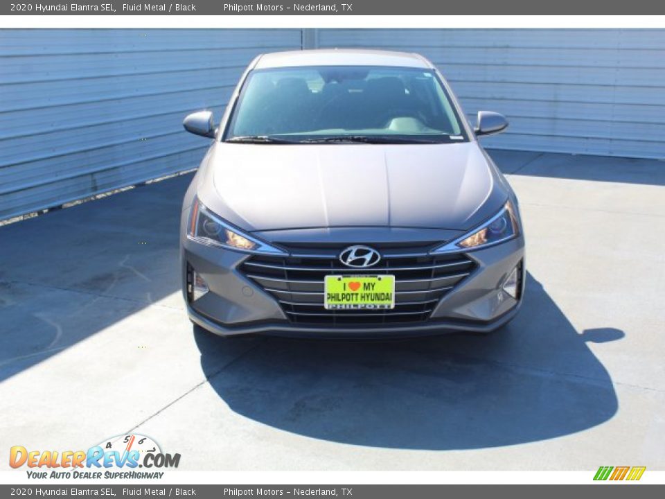 2020 Hyundai Elantra SEL Fluid Metal / Black Photo #3