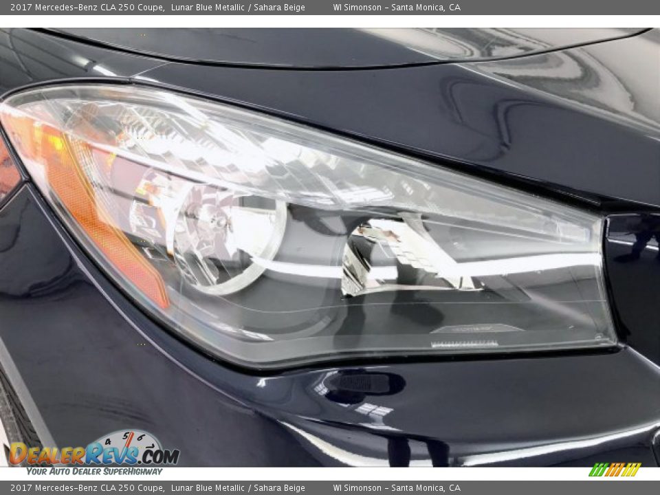 2017 Mercedes-Benz CLA 250 Coupe Lunar Blue Metallic / Sahara Beige Photo #31