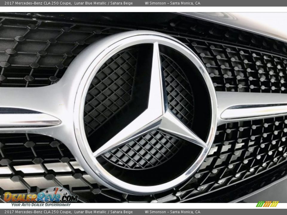 2017 Mercedes-Benz CLA 250 Coupe Lunar Blue Metallic / Sahara Beige Photo #32