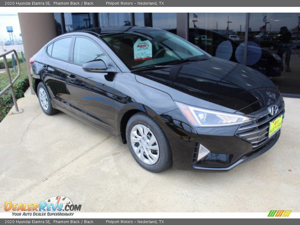 2020 Hyundai Elantra SE Phantom Black / Black Photo #6