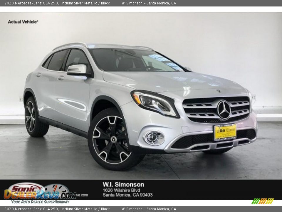 2020 Mercedes-Benz GLA 250 Iridium Silver Metallic / Black Photo #1