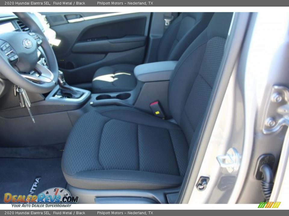 2020 Hyundai Elantra SEL Fluid Metal / Black Photo #10
