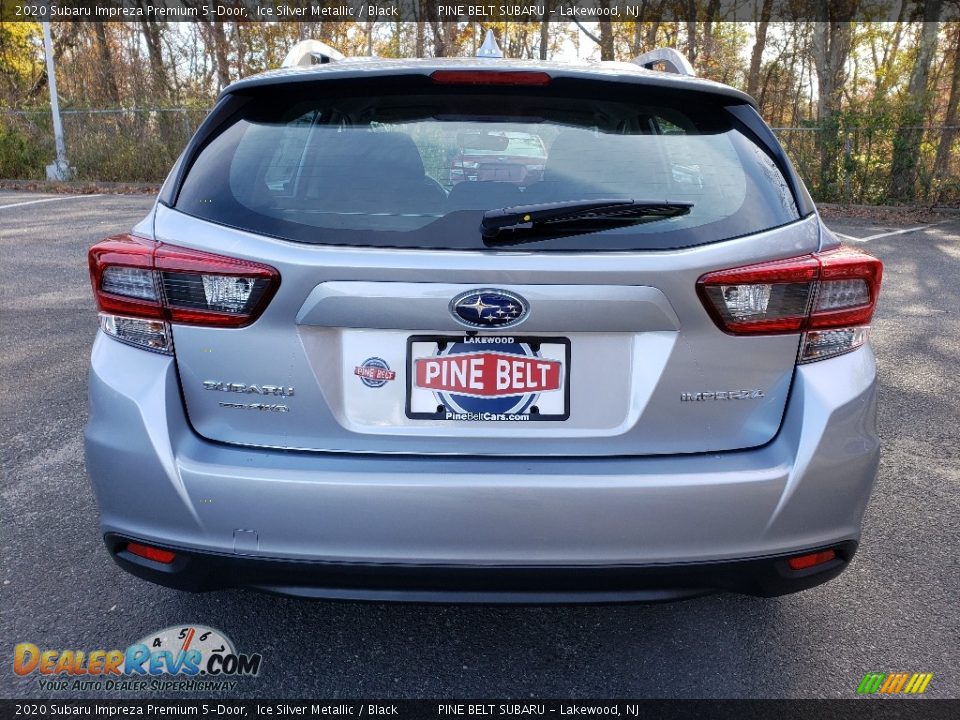 2020 Subaru Impreza Premium 5-Door Ice Silver Metallic / Black Photo #5