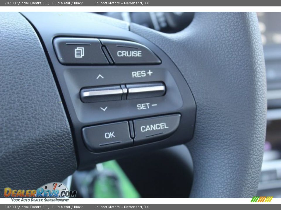 2020 Hyundai Elantra SEL Fluid Metal / Black Photo #12