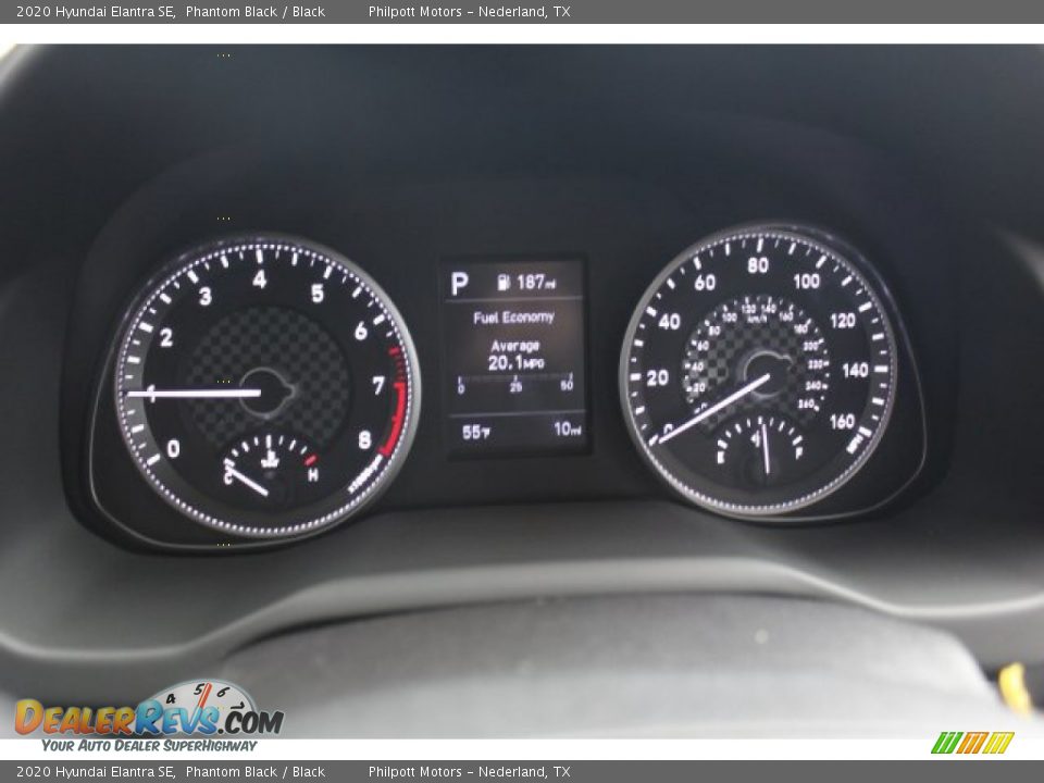 2020 Hyundai Elantra SE Phantom Black / Black Photo #13