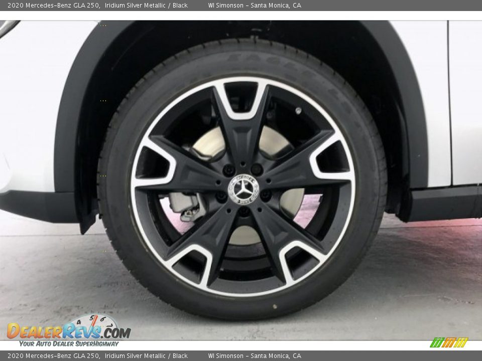 2020 Mercedes-Benz GLA 250 Iridium Silver Metallic / Black Photo #9