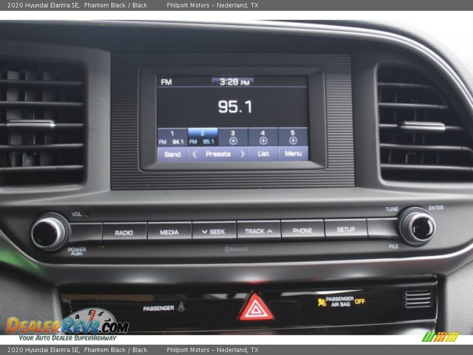 2020 Hyundai Elantra SE Phantom Black / Black Photo #16