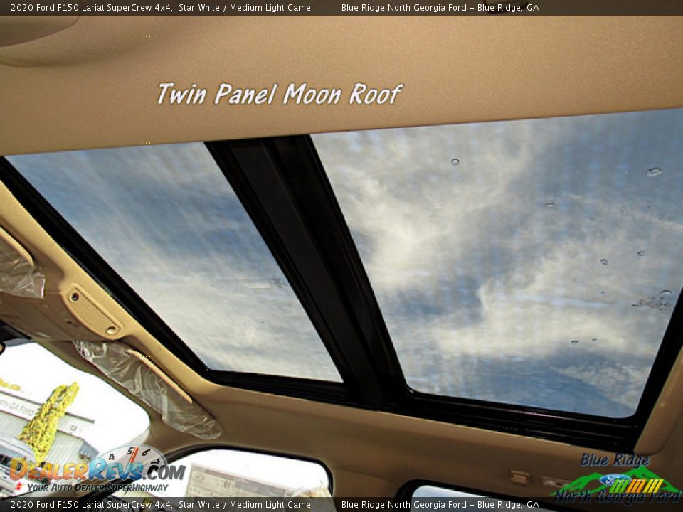 2020 Ford F150 Lariat SuperCrew 4x4 Star White / Medium Light Camel Photo #27