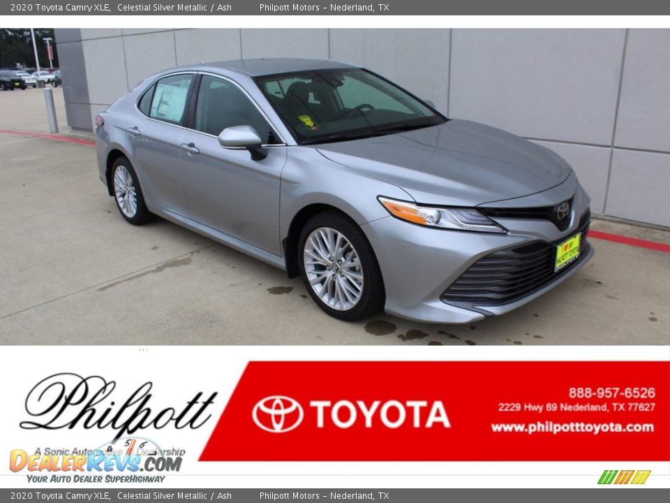 2020 Toyota Camry XLE Celestial Silver Metallic / Ash Photo #1