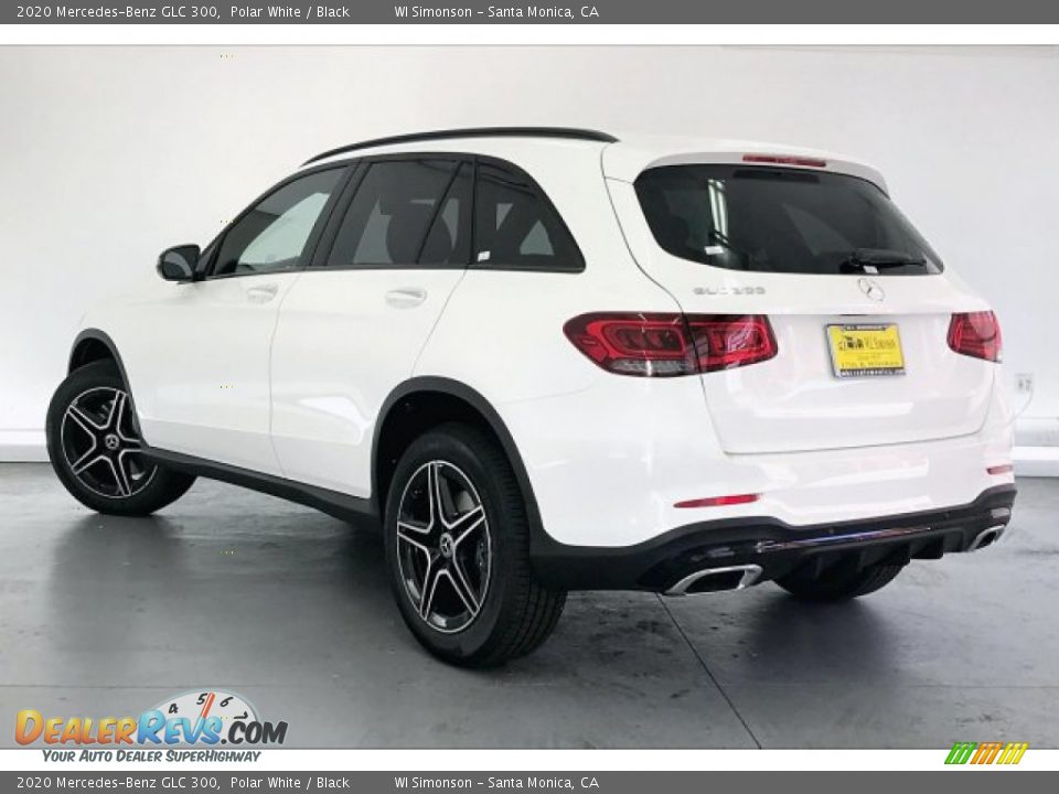 2020 Mercedes-Benz GLC 300 Polar White / Black Photo #2