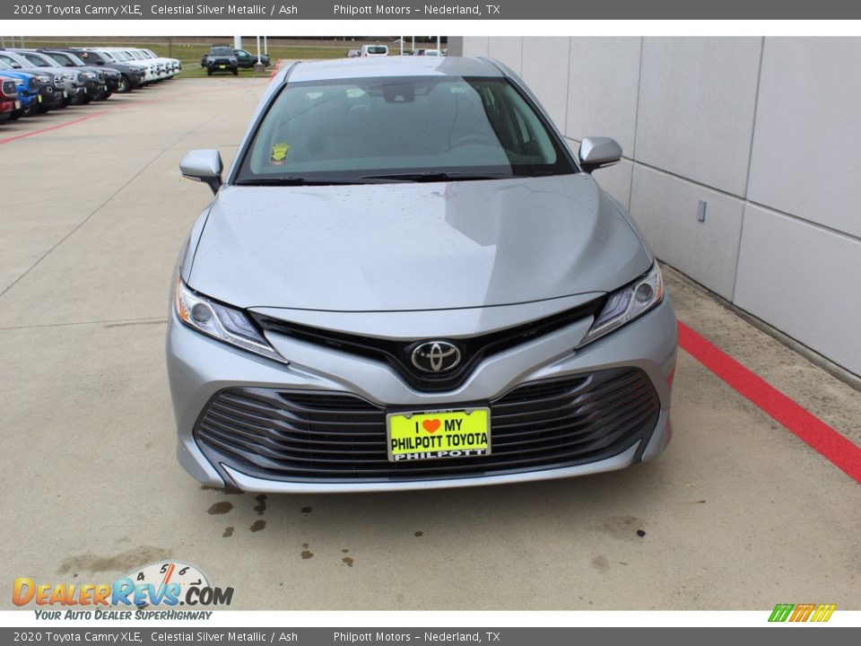 2020 Toyota Camry XLE Celestial Silver Metallic / Ash Photo #3