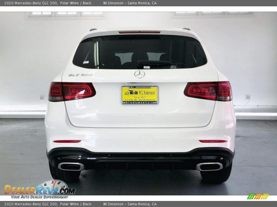2020 Mercedes-Benz GLC 300 Polar White / Black Photo #3