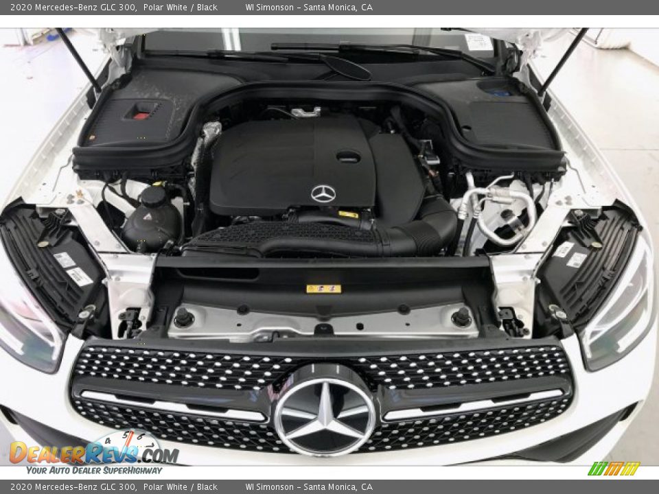 2020 Mercedes-Benz GLC 300 Polar White / Black Photo #8