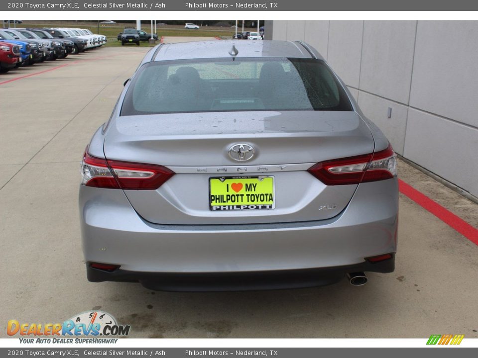 2020 Toyota Camry XLE Celestial Silver Metallic / Ash Photo #7