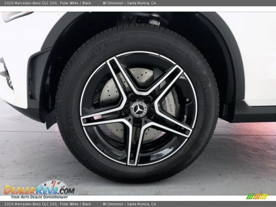 2020 Mercedes-Benz GLC 300 Polar White / Black Photo #9