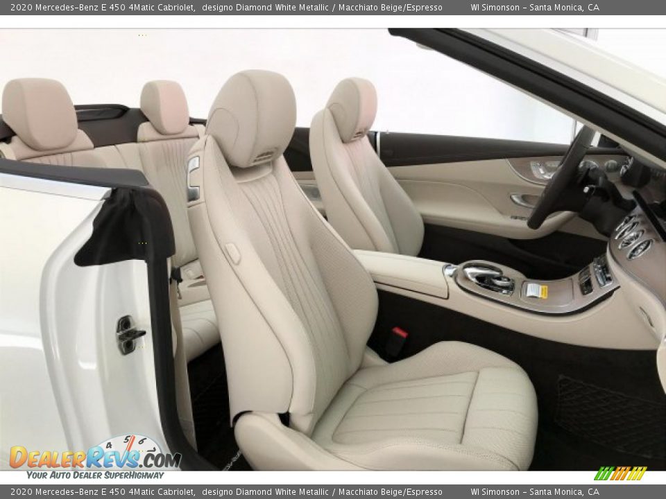 Macchiato Beige/Espresso Interior - 2020 Mercedes-Benz E 450 4Matic Cabriolet Photo #5