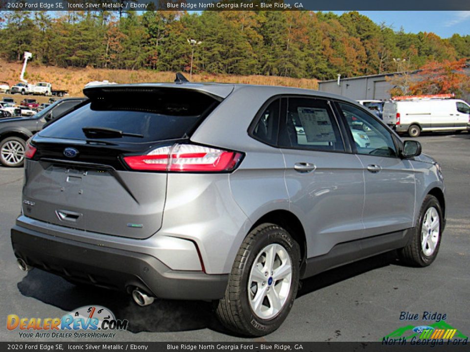 2020 Ford Edge SE Iconic Silver Metallic / Ebony Photo #5