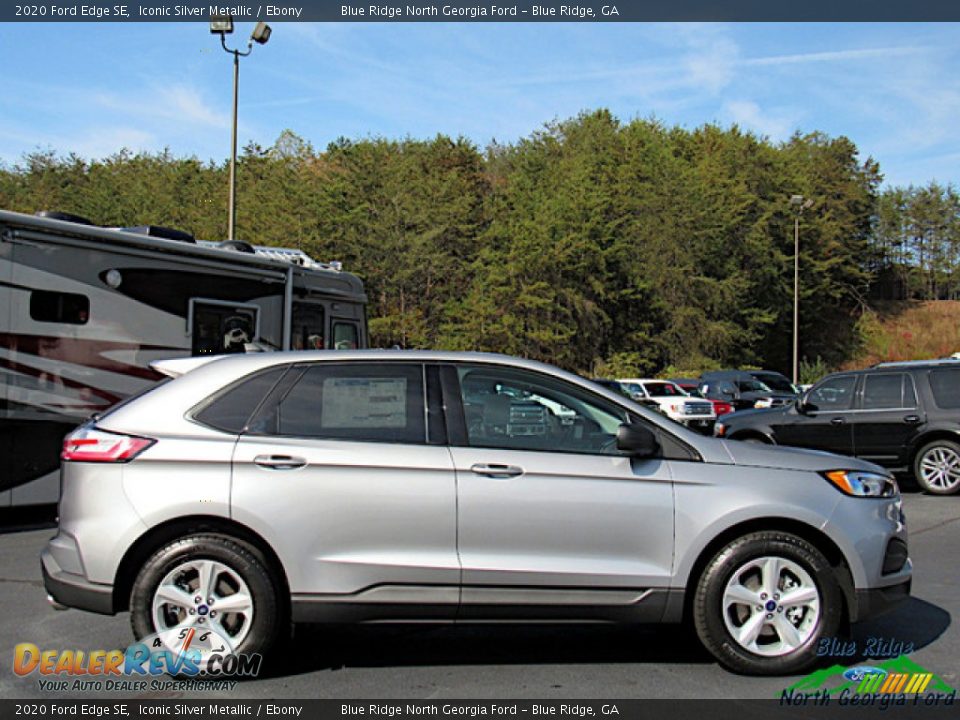 2020 Ford Edge SE Iconic Silver Metallic / Ebony Photo #6