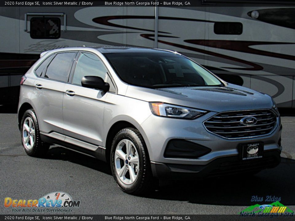 2020 Ford Edge SE Iconic Silver Metallic / Ebony Photo #7