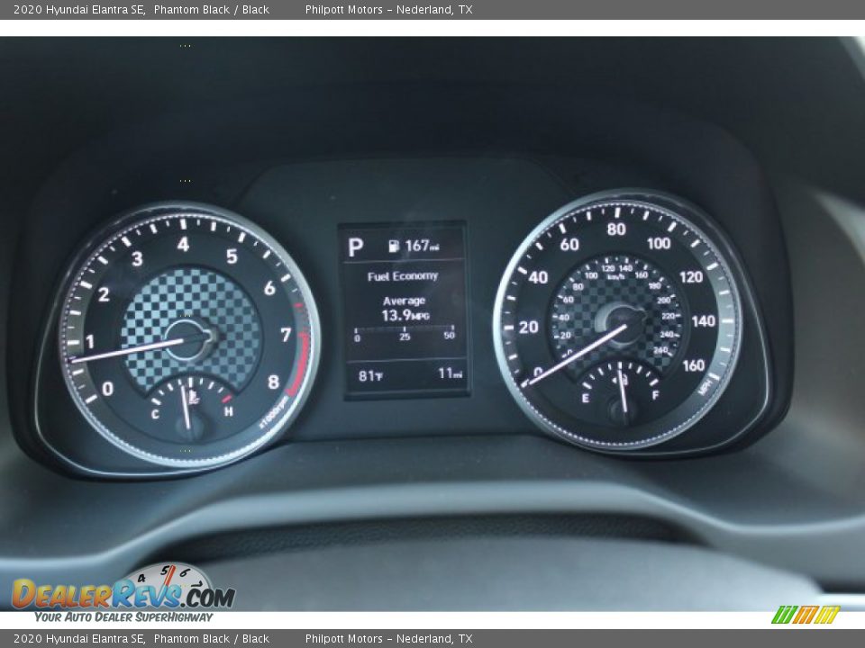 2020 Hyundai Elantra SE Phantom Black / Black Photo #12