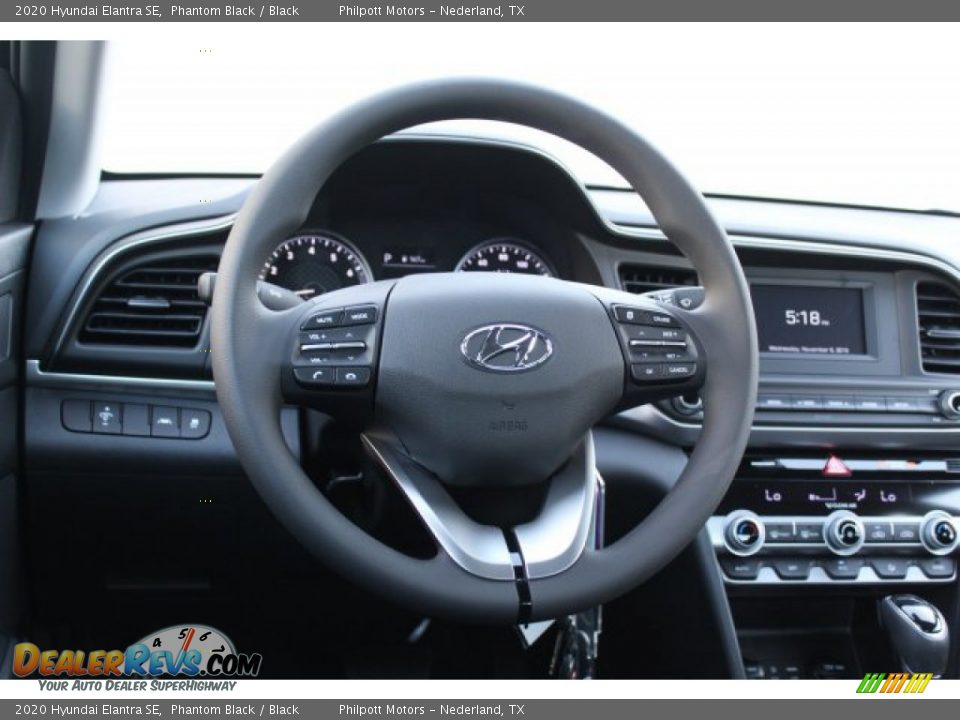 2020 Hyundai Elantra SE Phantom Black / Black Photo #20