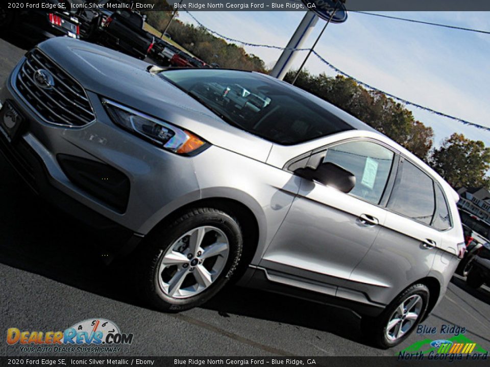 2020 Ford Edge SE Iconic Silver Metallic / Ebony Photo #29