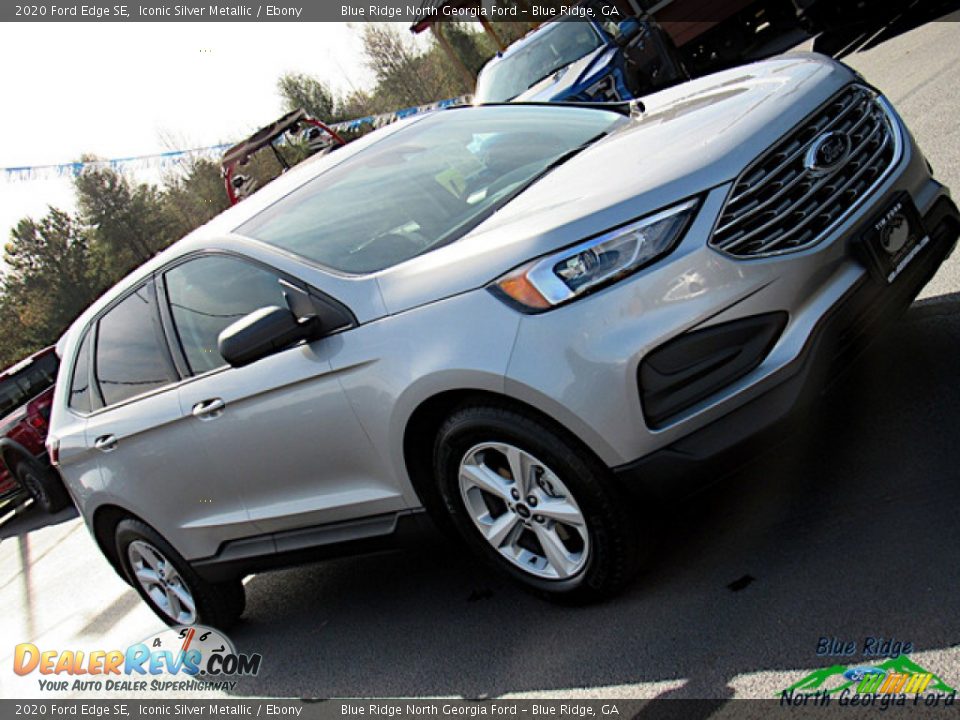 2020 Ford Edge SE Iconic Silver Metallic / Ebony Photo #30