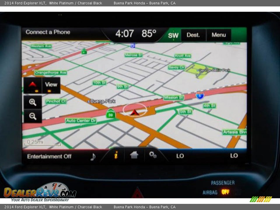 2014 Ford Explorer XLT White Platinum / Charcoal Black Photo #28