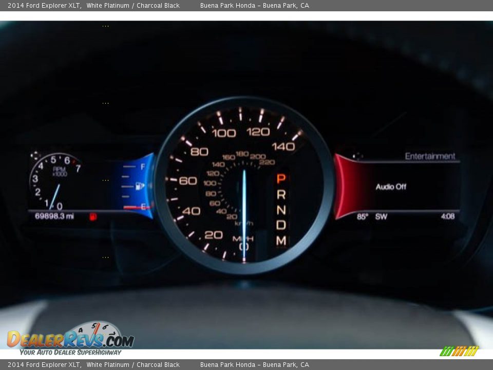 2014 Ford Explorer XLT White Platinum / Charcoal Black Photo #30