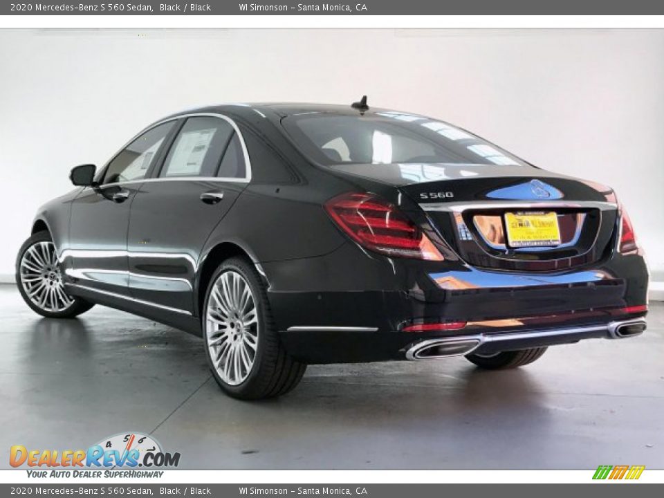 2020 Mercedes-Benz S 560 Sedan Black / Black Photo #2