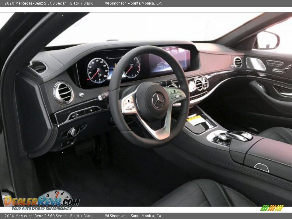 2020 Mercedes-Benz S 560 Sedan Black / Black Photo #4
