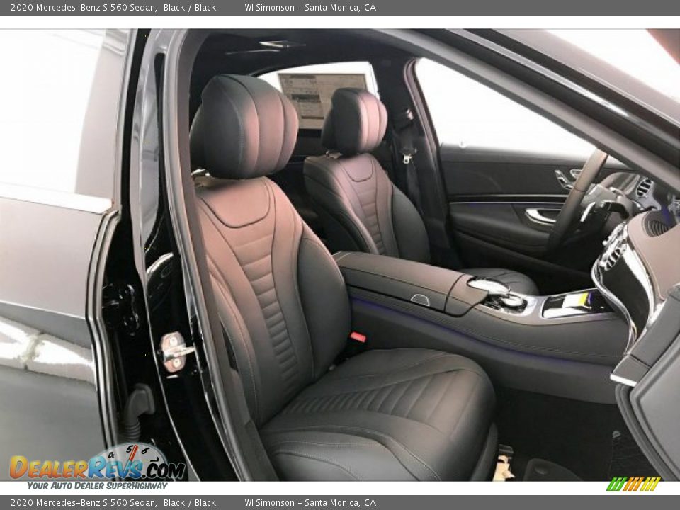 2020 Mercedes-Benz S 560 Sedan Black / Black Photo #5