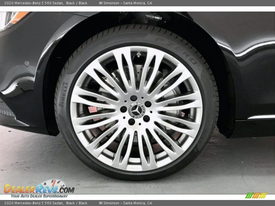 2020 Mercedes-Benz S 560 Sedan Black / Black Photo #9