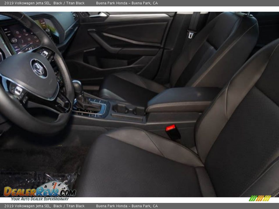 2019 Volkswagen Jetta SEL Black / Titan Black Photo #3