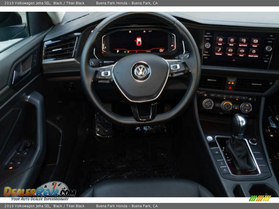 2019 Volkswagen Jetta SEL Black / Titan Black Photo #5