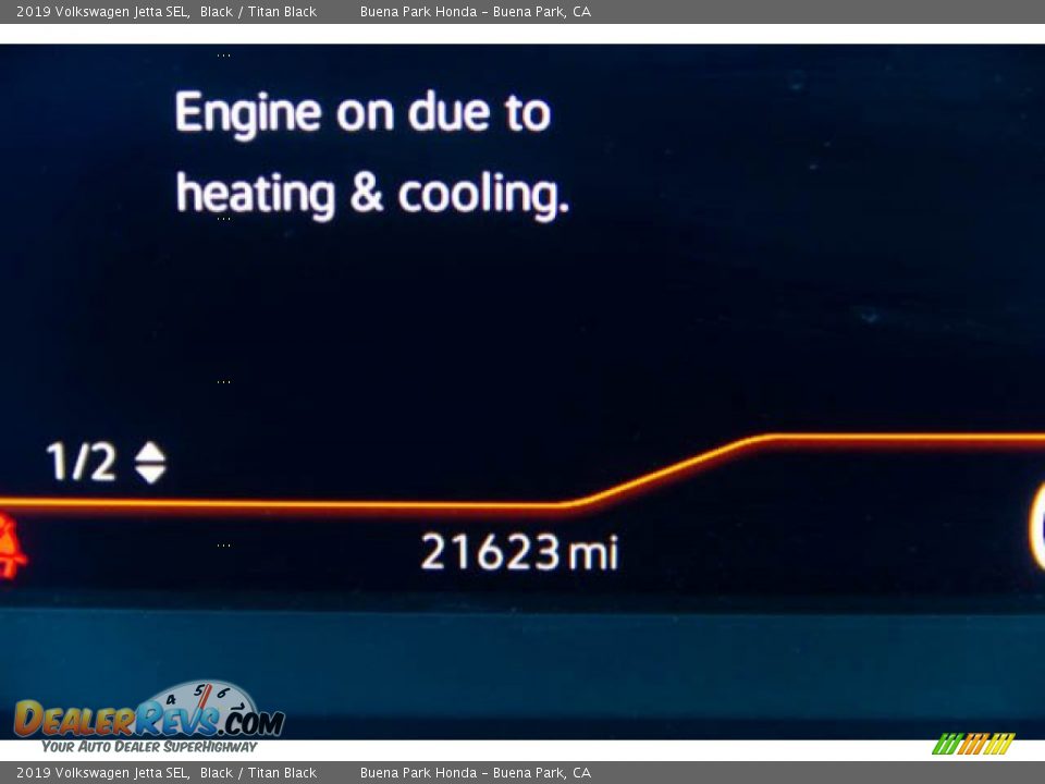 2019 Volkswagen Jetta SEL Black / Titan Black Photo #6