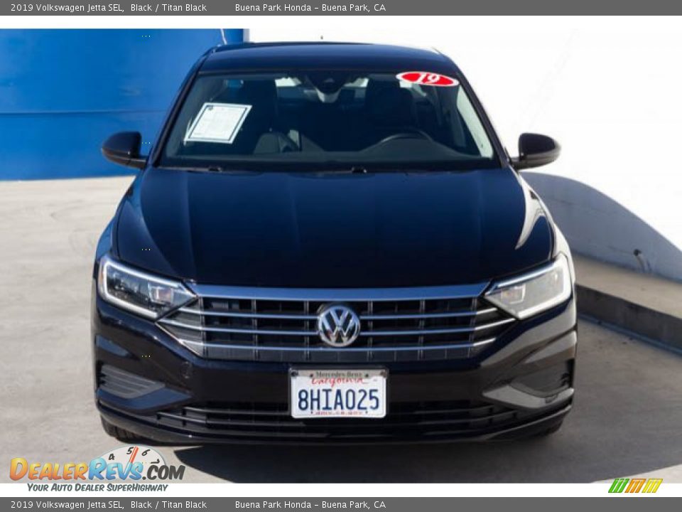 2019 Volkswagen Jetta SEL Black / Titan Black Photo #7