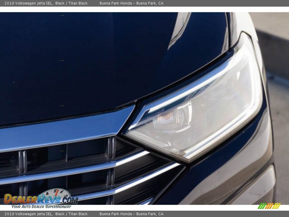 2019 Volkswagen Jetta SEL Black / Titan Black Photo #9