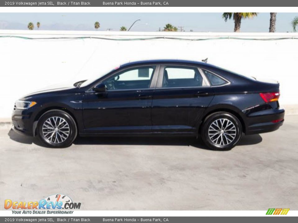 2019 Volkswagen Jetta SEL Black / Titan Black Photo #10