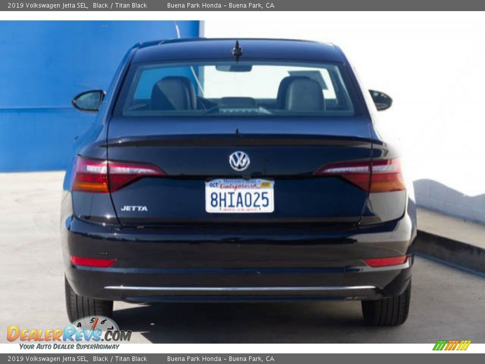 2019 Volkswagen Jetta SEL Black / Titan Black Photo #11