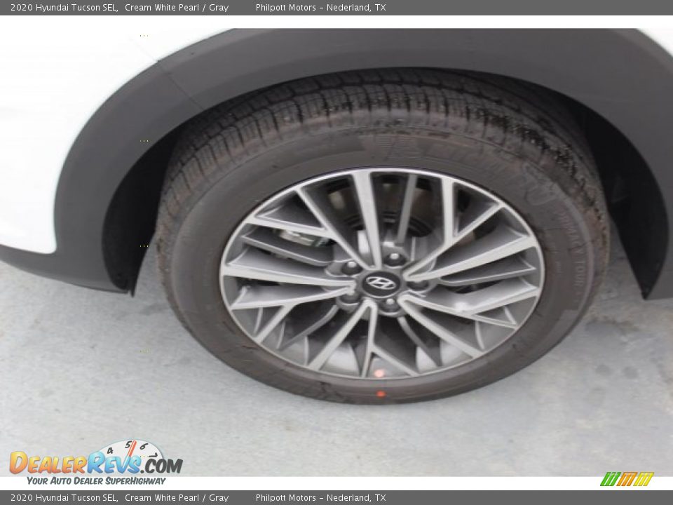 2020 Hyundai Tucson SEL Cream White Pearl / Gray Photo #5