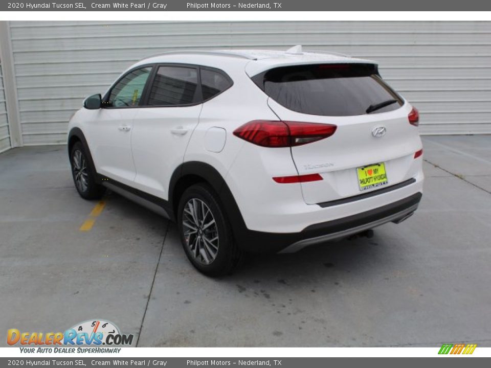 2020 Hyundai Tucson SEL Cream White Pearl / Gray Photo #6