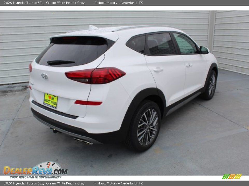 2020 Hyundai Tucson SEL Cream White Pearl / Gray Photo #8