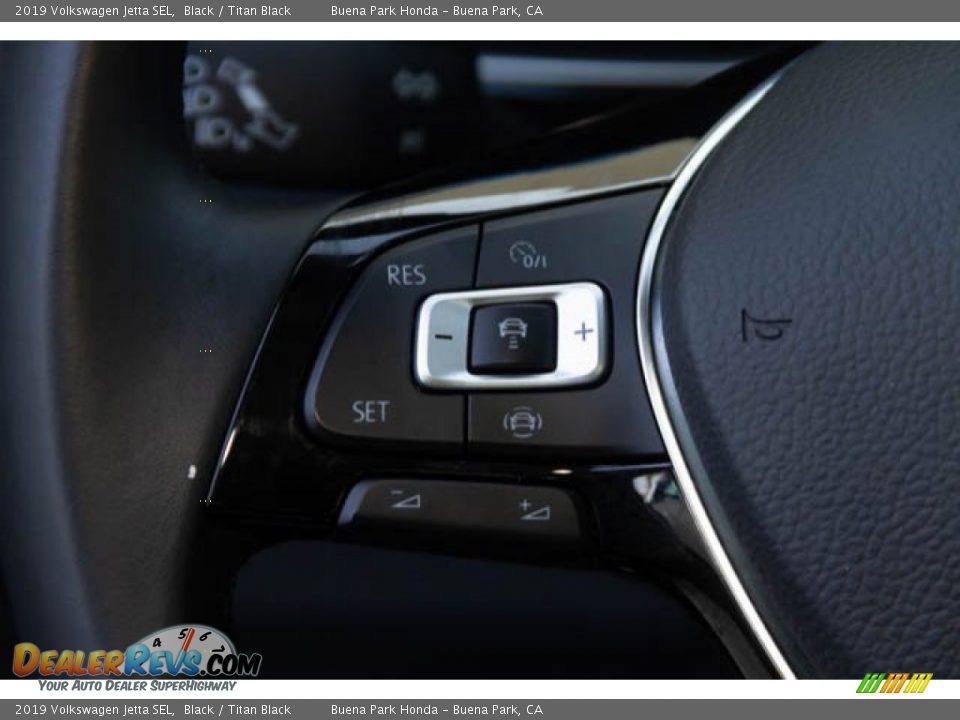 2019 Volkswagen Jetta SEL Black / Titan Black Photo #16