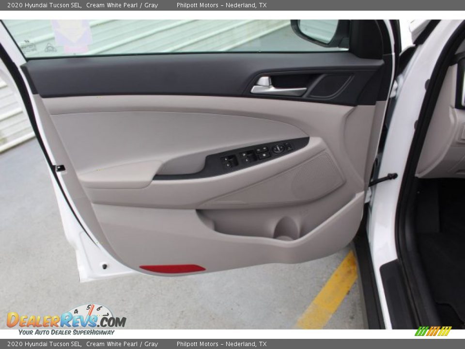 2020 Hyundai Tucson SEL Cream White Pearl / Gray Photo #9