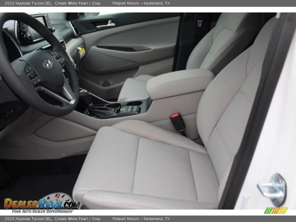2020 Hyundai Tucson SEL Cream White Pearl / Gray Photo #10