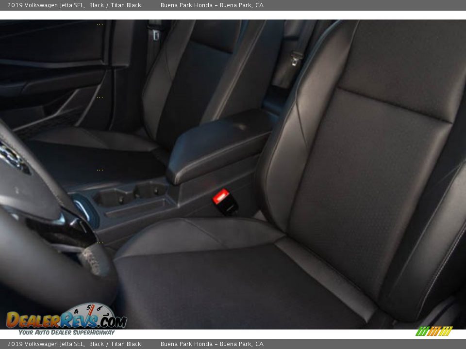 2019 Volkswagen Jetta SEL Black / Titan Black Photo #18