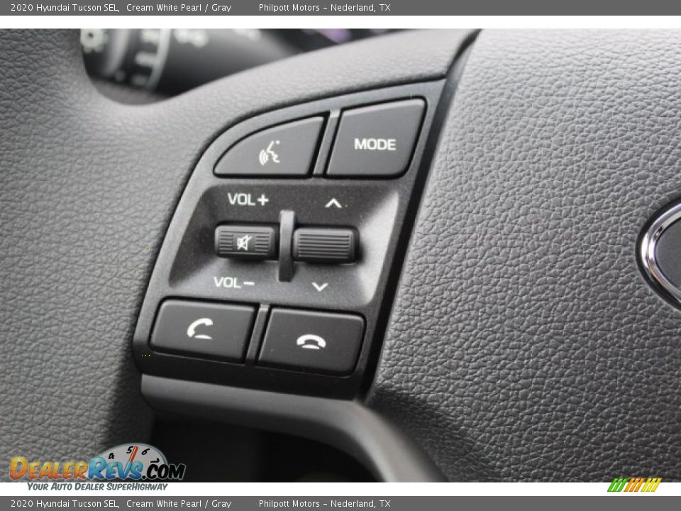 2020 Hyundai Tucson SEL Cream White Pearl / Gray Photo #12