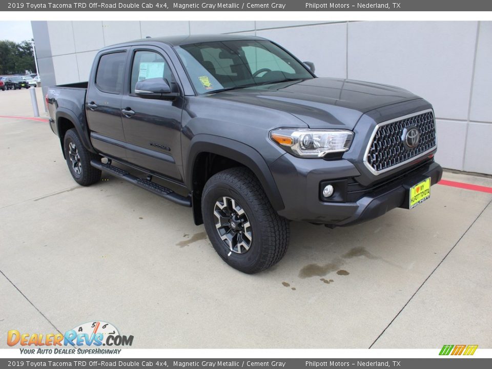 2019 Toyota Tacoma TRD Off-Road Double Cab 4x4 Magnetic Gray Metallic / Cement Gray Photo #2
